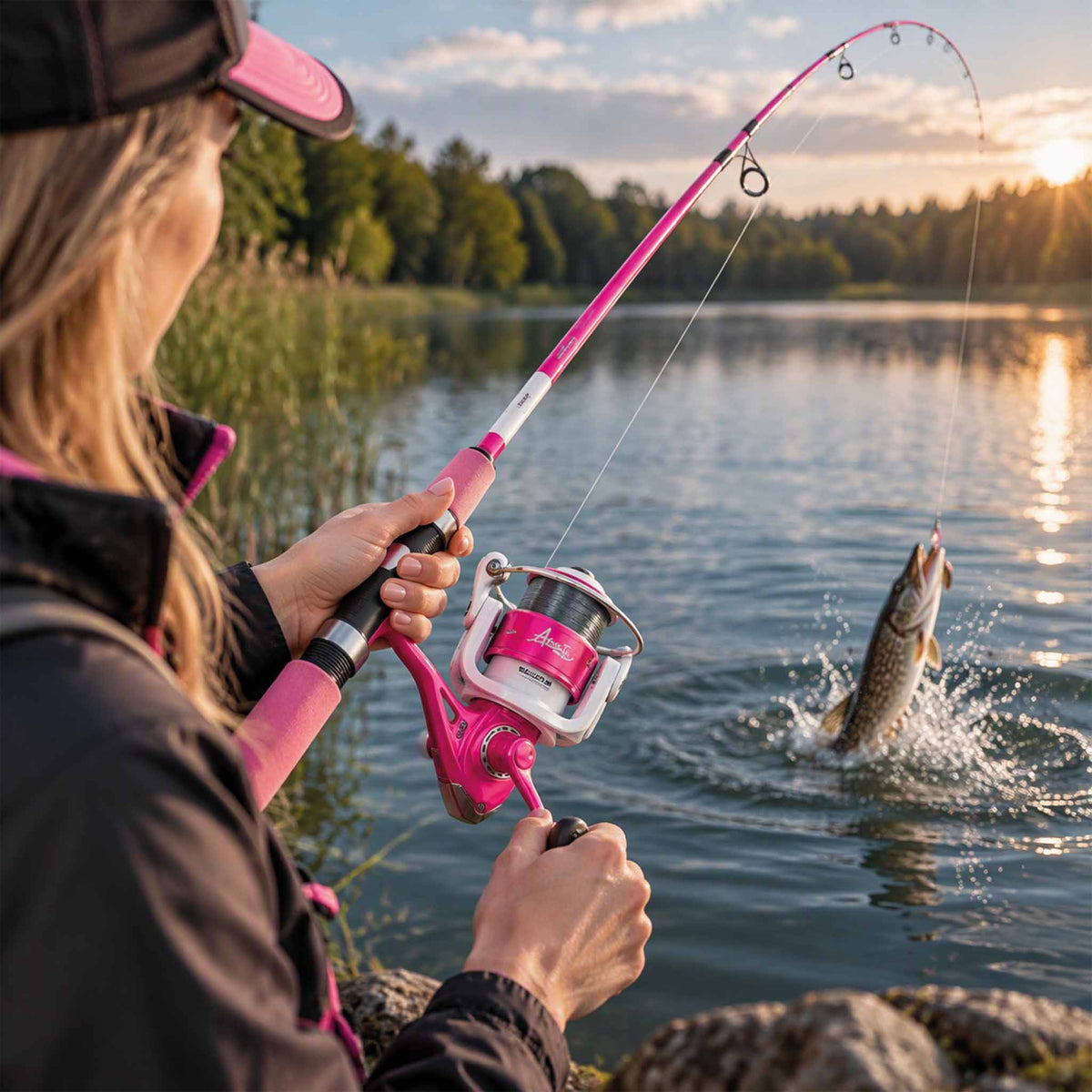 Balzer Fishing Queen Spin 40 Angelset – 2,10 m | Rute, Rolle & Schnur