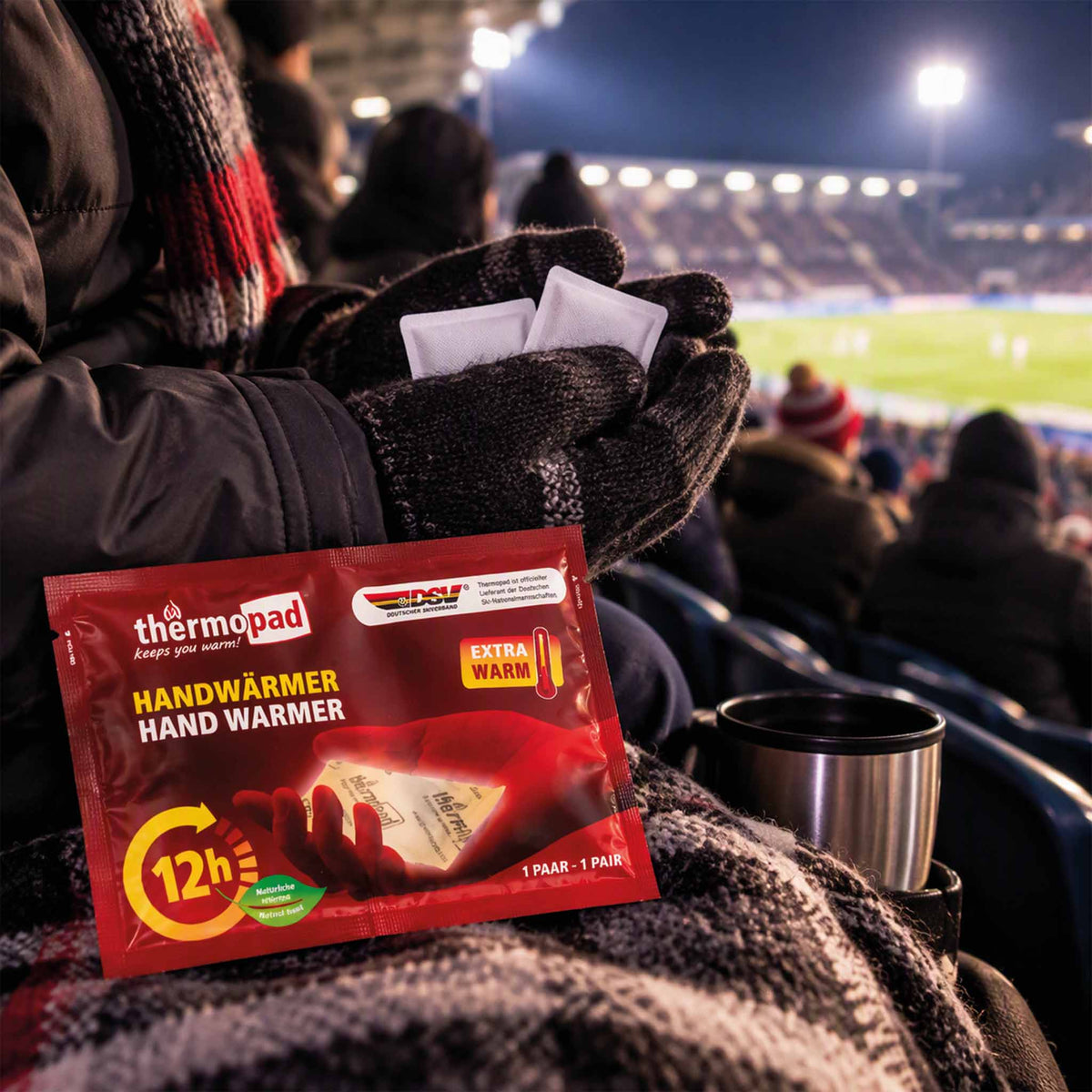 Thermopad Handwärmer – bis zu 12 Std. Wärme