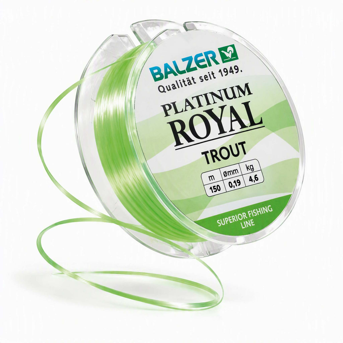 Balzer Platinum Royal Trout Forellenschnur – 150 m | 0,19 mm