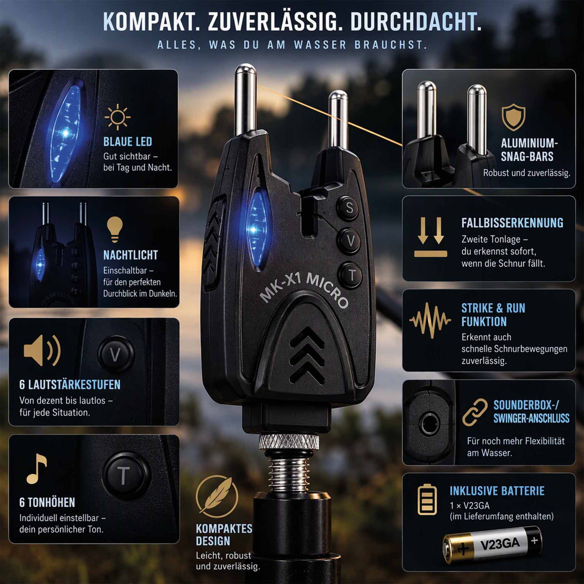 Balzer MK Adventure X-1 Micro Bissanzeiger – Karpfenangeln