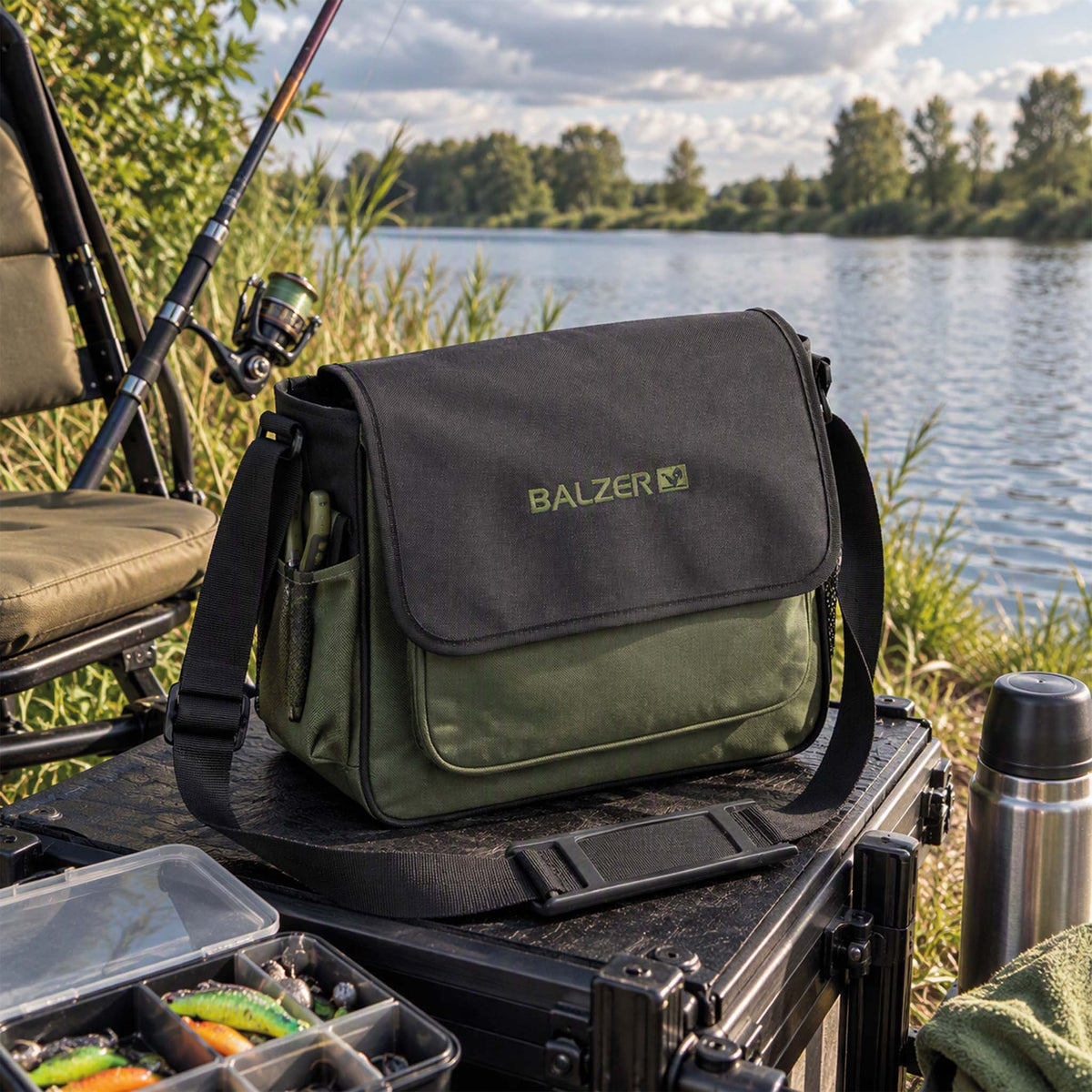 Balzer Umhängetasche für Angeln, Outdoor & Freizeit