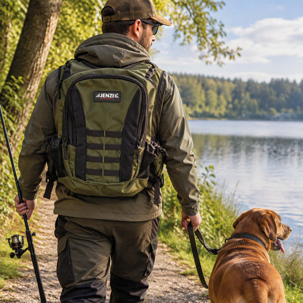Outdoor-Rucksack mit integrierter Weste