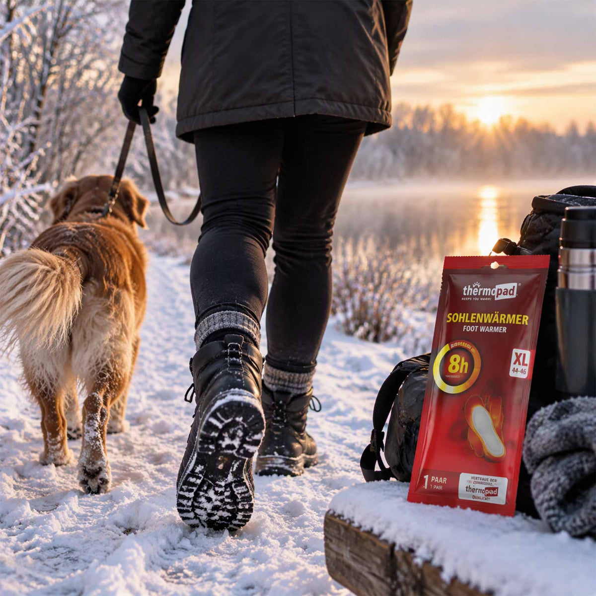 Thermopad Sohlenwärmer – bis zu 8 Std. Wärme